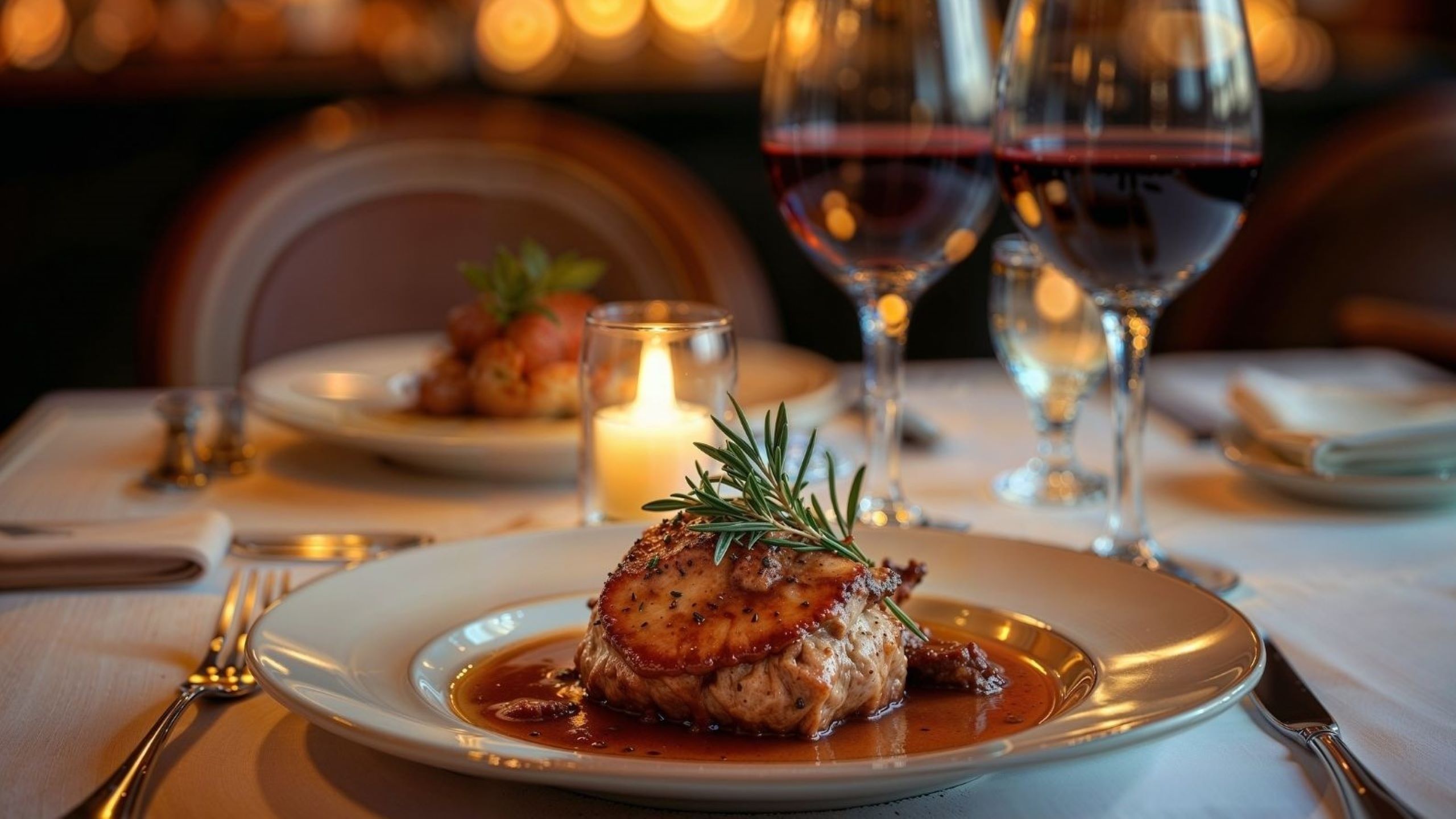 Elegant Michelin-star plated dish at luxury Dubai restaurant Michelin Restaurants dining culinary chef fine