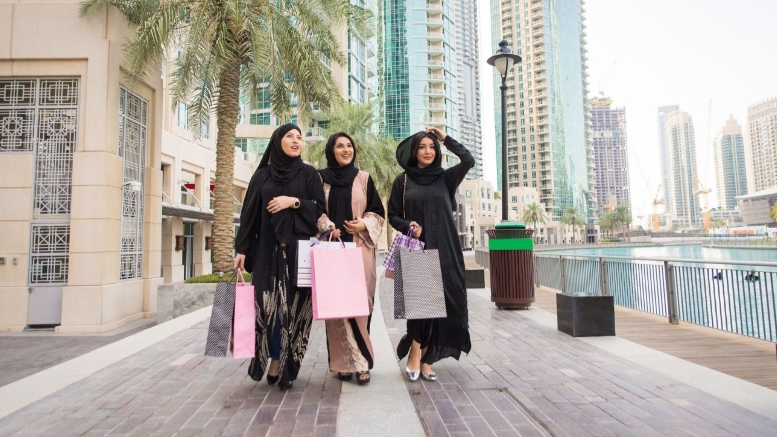 Eid Fitr shopping crowd at Dubai mall showing retail business boom and consumer spending during celebration