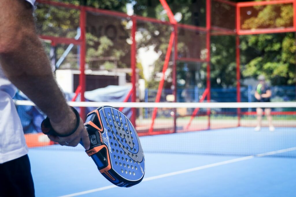 Players booking one of Dubai's busy padel courts in Al Quoz