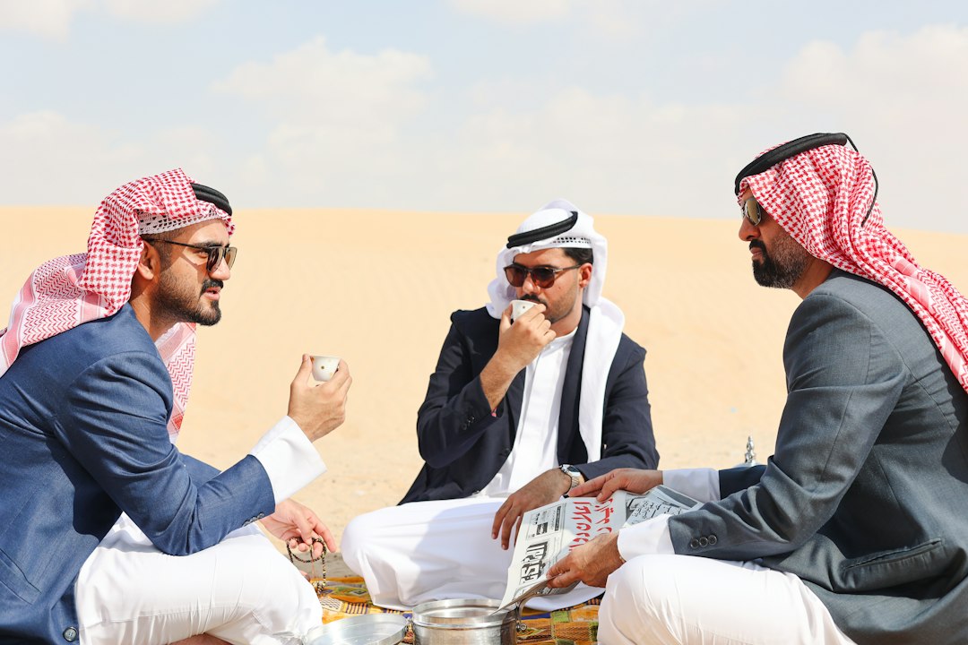 Recruiter reviewing applications during a Dubai hiring interview